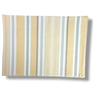 Sonoma Life & Style Cotton Placemats Set Of 4 Stripe Neutral Farmhouse NEW Kohls